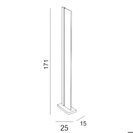 Tape perenz piantana led 3000k 4000k 6000k 34w bianca