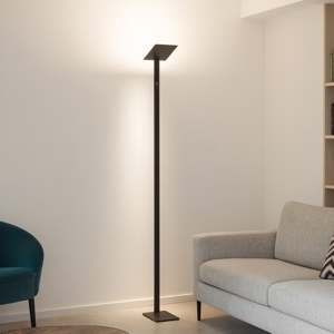 Perenz quadra piantana moderna nera orientabile led cct dimmerabile