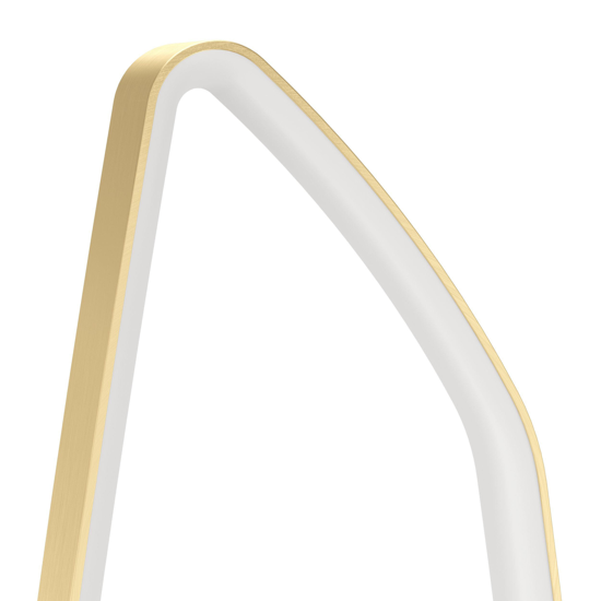 Eglo vallerosa lampada da terra oro ottone design moderna led 25w 3000k