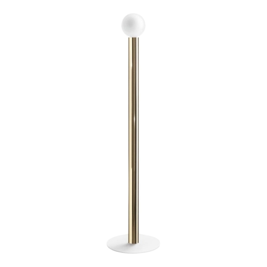 Linea light birba fl lampada da terra tubolare oro moderna