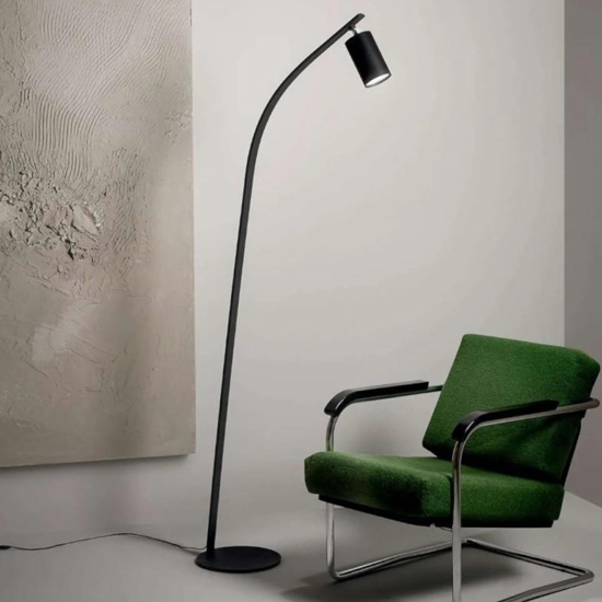 Pt murga ondaluce piantana nera doppia illuminazione led 3000k