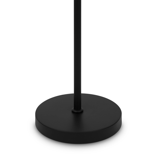 Maytoni ring lampada da terra nera design minimalista
