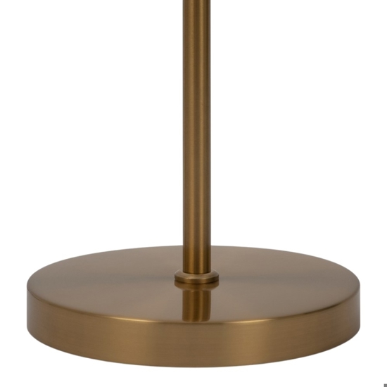 Maytoni lampada da terra ring moderna colore oro per camera da letto