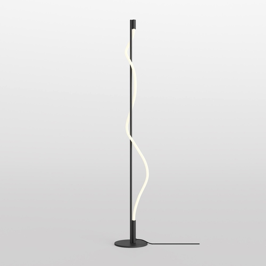 Maytoni tau lampada da terra moderna led 3000k design minimalista