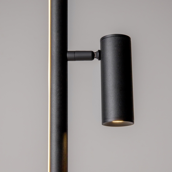 Maytoni thin lampada da terra moderna led 3000k con luce orientabile
