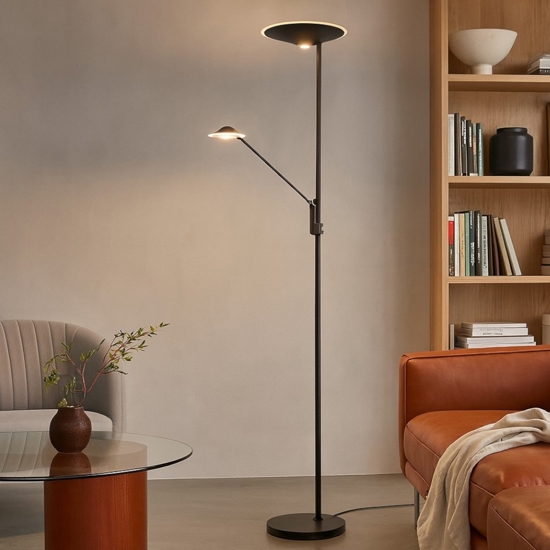 Lampada da terra per lettura led da 2700k a 4000k orientabile