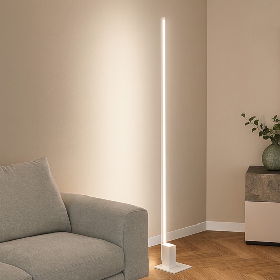 Perenz syncro lampada da terra design moderno bianco led 3000k 4000k 6000k