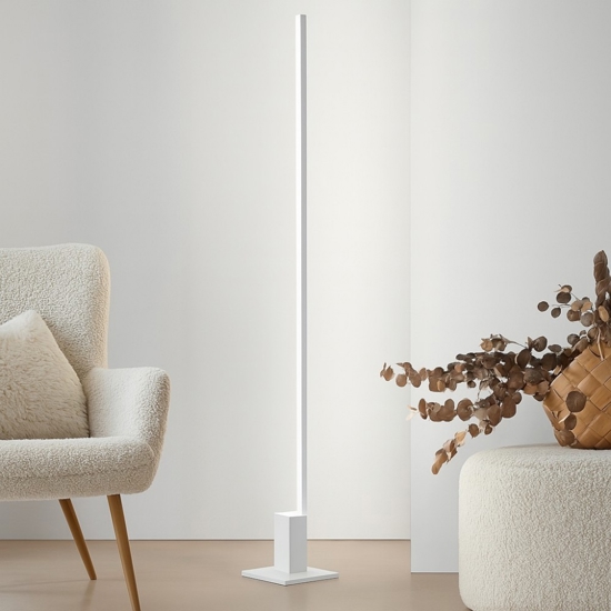 Perenz syncro lampada da terra design moderno bianco led 3000k 4000k 6000k
