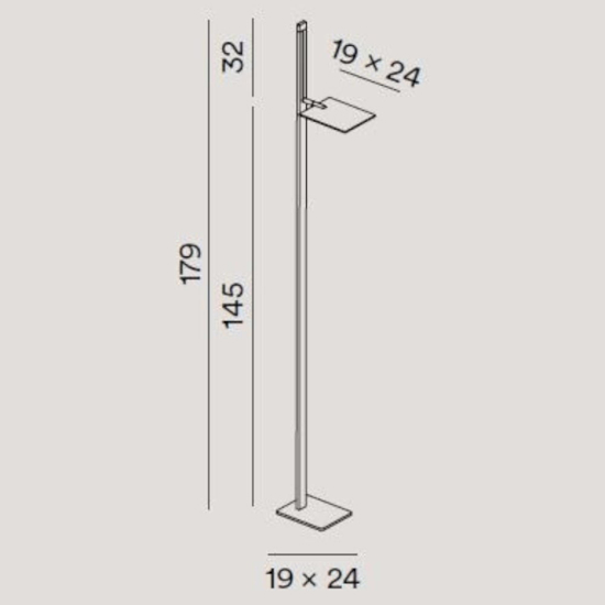 Radiante perenz lampada da terra moderna bianco orientabile led cct 2700k 3000k 4000k