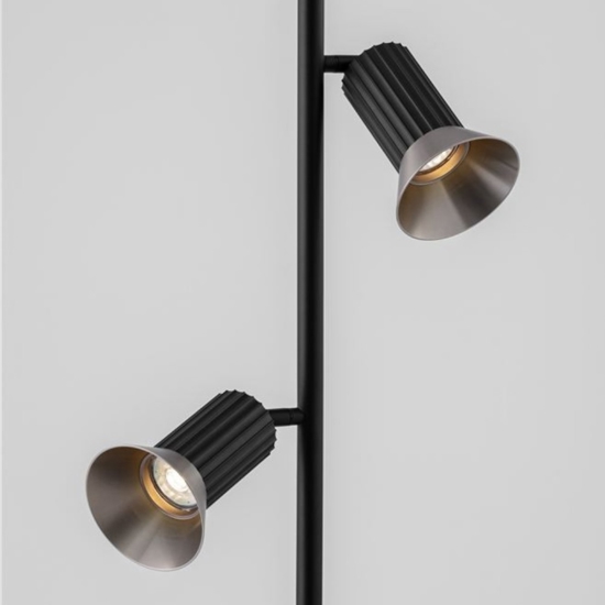 Lampada da terra due luci orientabile per ufficio