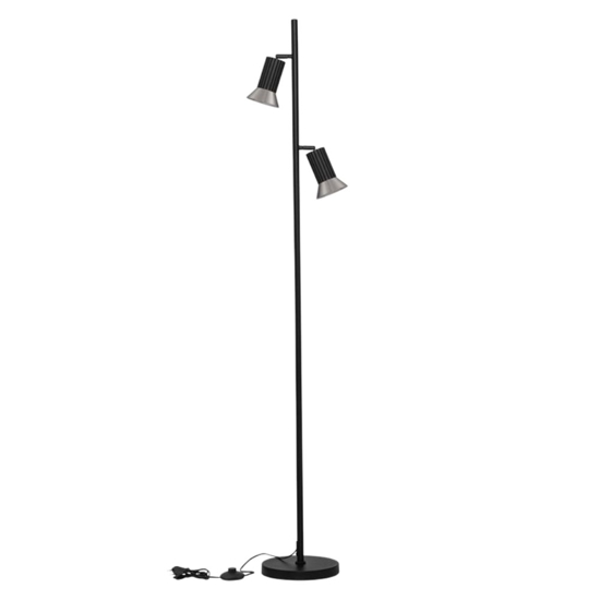 Lampada da terra due luci orientabile per ufficio