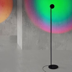 Lampada da terra minimal led 3000k luce colorata