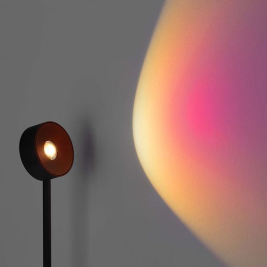 Lampada da terra minimal led 3000k luce colorata