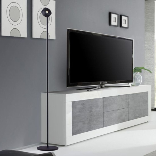 Lampada da terra minimal led 3000k luce colorata