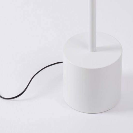 Lampada da terra minimalista led 3000k tondo per soggiorno