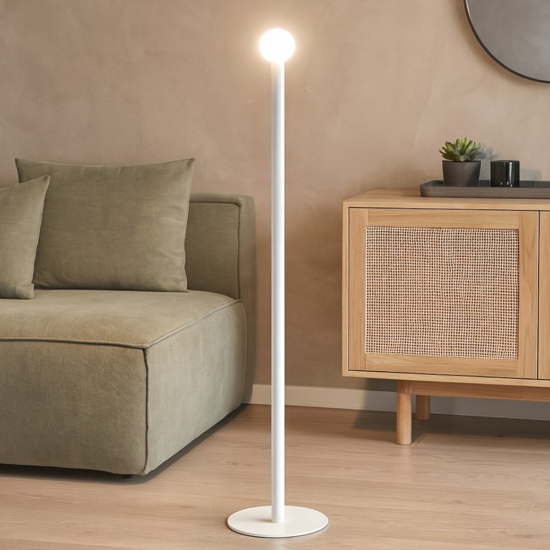 Linea light birba fl lampada da terra bianca h165cm