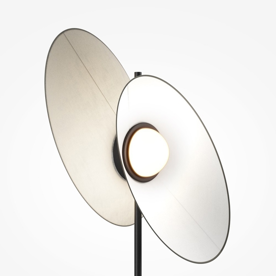 Lampada da terra maytoni evolution moderna led 3000k design particolare