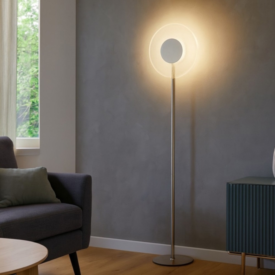 Candy pt ondaluce lampada da terra moderna vetro trasparente led design