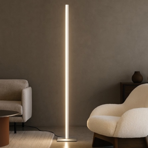 Visualizza i dettagli per Gea luce eartha lampada da terra led 3000k design moderno bianca Gea luce eartha lampada da terra led 3000k design moderno bianca