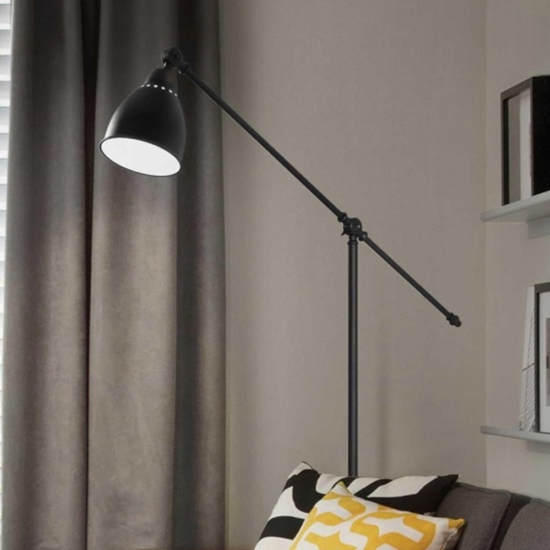 Newton pt1 lampada ad arco orientabile ideal lux