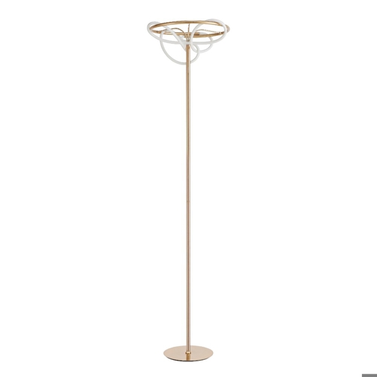 Lampada da terra design moderna oro led 28w 3000k