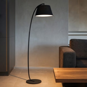 Ideal lux pagoda pt1 piantana arco nera moderna