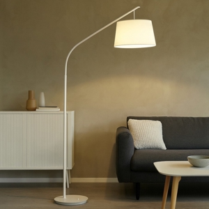 Daddy pt1 lampada ad arco moderna bianca ideal lux