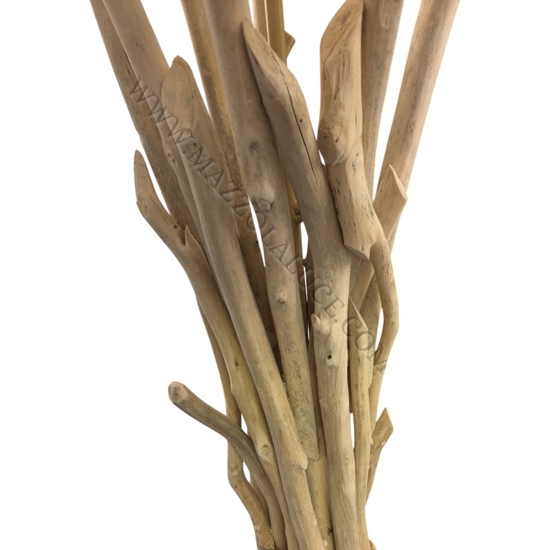 Driftwood pt1 ideal lux lampada da terra rustica rami in legno per chalet