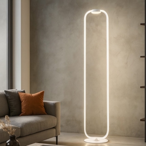 Ondaluce pt alfa bianco piantana moderna led design