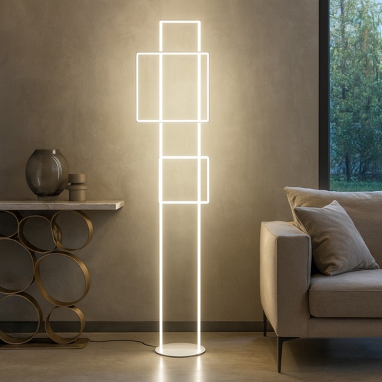 Pt dowel ondaluce lampada da terra led moderna