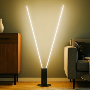 Lampada da terra moderna led 3000k per soggiorno