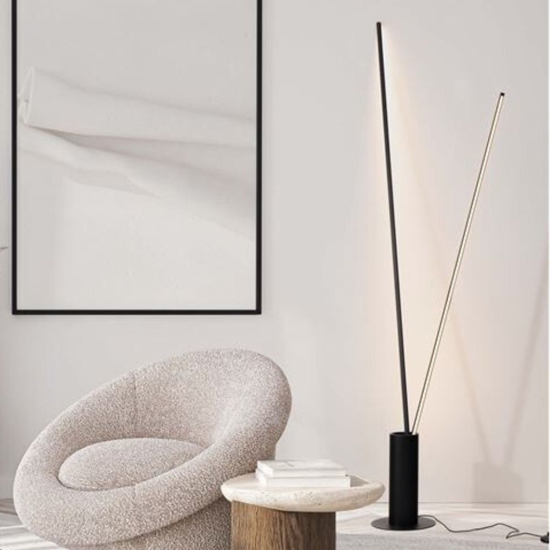 Lampada da terra moderna led 3000k per soggiorno