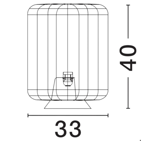 Lampada da terra etnica paralume corda intrecciata
