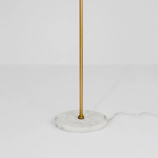 Lampada da terra moderna per salotto base in marmo