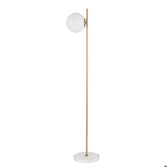 Lampada da terra moderna per salotto base in marmo