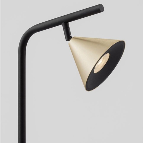 Lampada da terra moderna orientabile per lettura