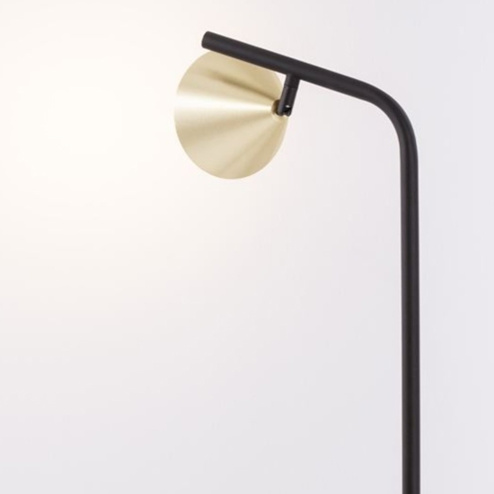 Lampada da terra moderna orientabile per lettura