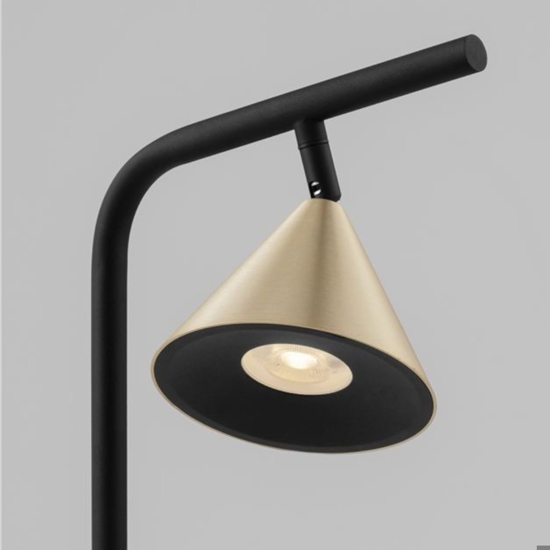 Lampada da terra moderna orientabile per lettura
