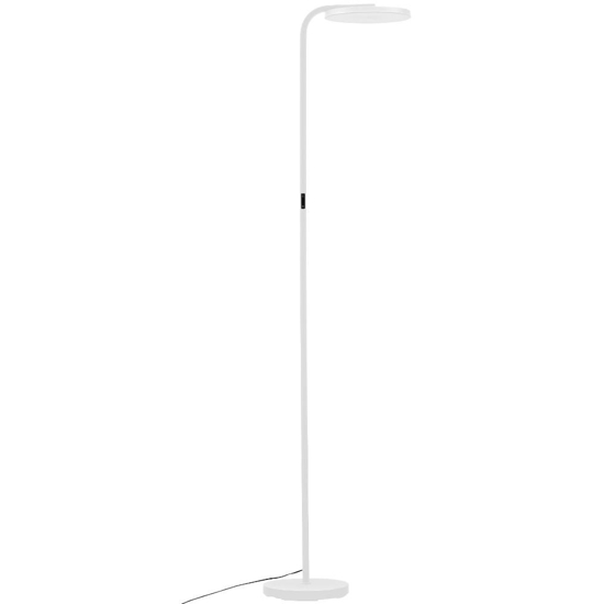 Lampada da terra bianca moderna luce orientabile 30w 3000k