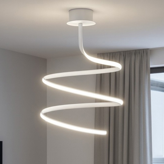 Plafoniera led 3000k originale dimmerabile vivida ribbon