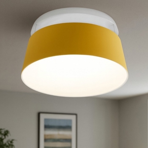 Oxygen stilnovo plafoniera gialla led 50w 3000k dimmerabile moderna