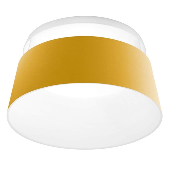 Oxygen stilnovo plafoniera gialla led 50w 3000k dimmerabile moderna