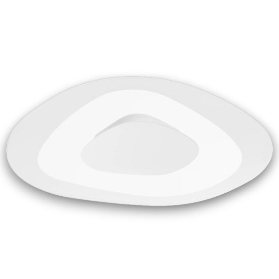 Linea light antigua s plafoniera led moderna 46w 3000k