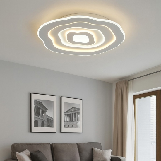 Plafoniera rotonda design unico led 3000k 6500k