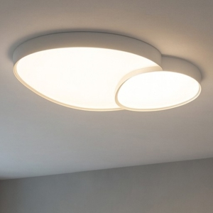 Visualizza i dettagli per Plafoniera bianca led 45w da 2700k a 6500k moderna con telecomando Plafoniera bianca led 45w da 2700k a 6500k moderna con telecomando