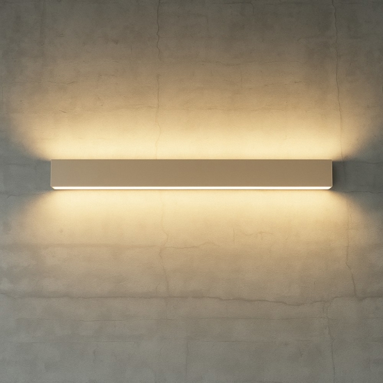 Grande applique da parete moderna sabbia carpet top light