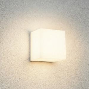 Applique da esterno acrilico bianco quadrata led 3000k 4000k 6000k
