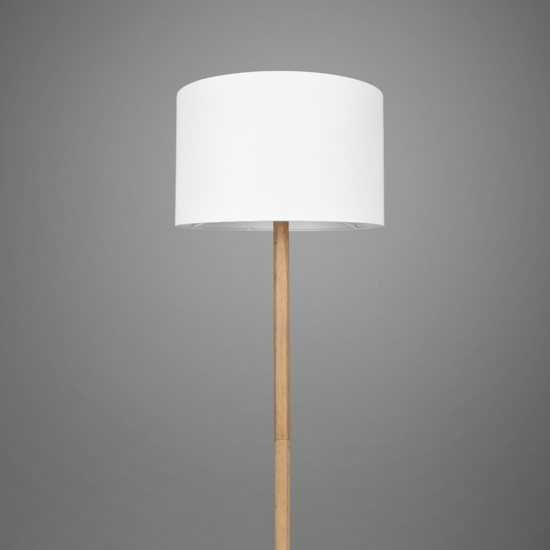 Lampada da terra per soggiorno h162 cm in legno sottile