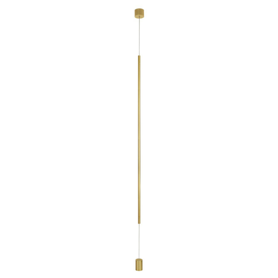 Lampada da terra cilindro sottile a soffitto oro led 20w 3000k