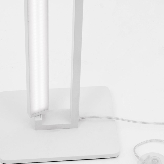 Lampada da terra moderna led luce parabola girevole design squadrato